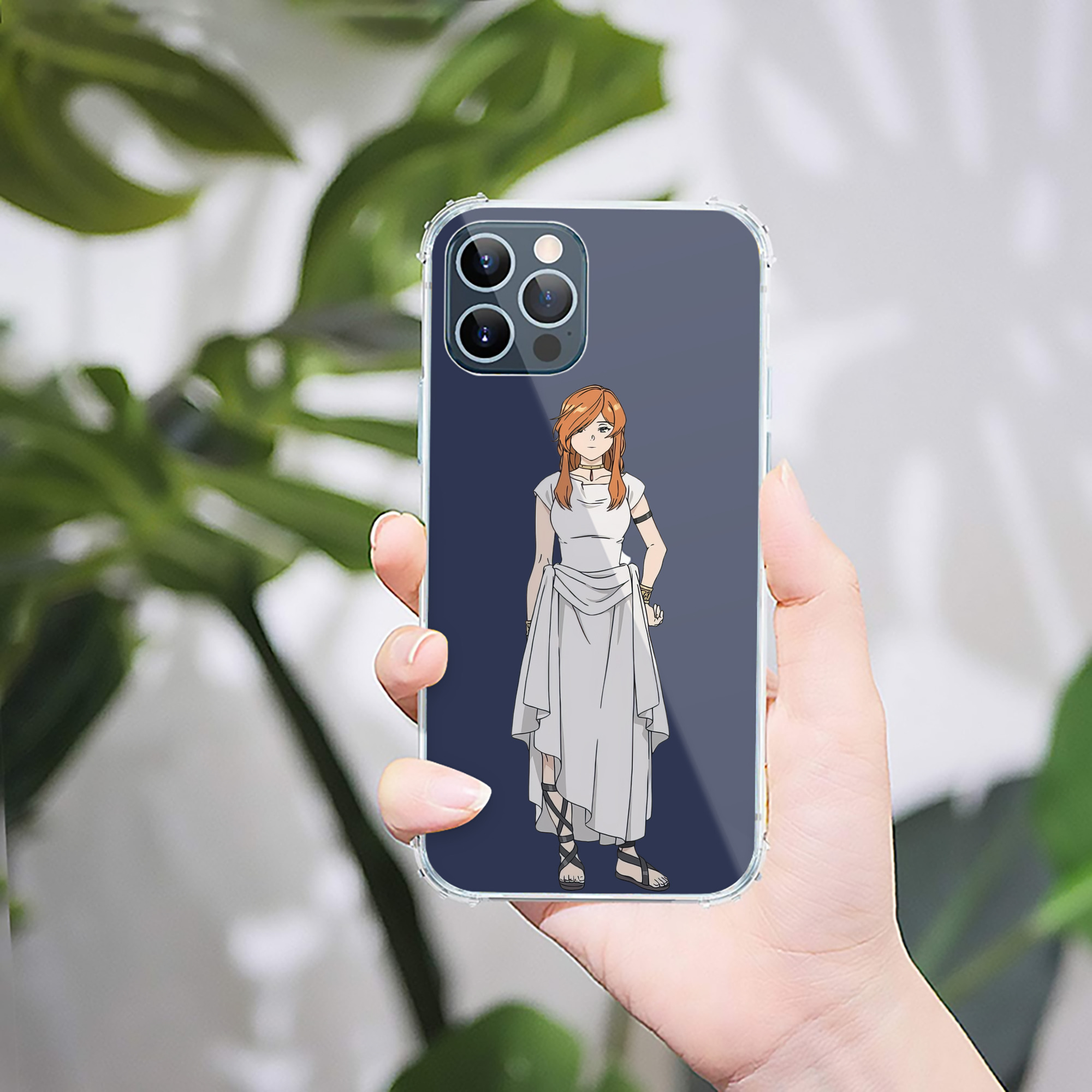 （画像用） 葬送のフリーレン Frieren 【iPhone 12シリーズ対応】透明スマホケース（クリアソフトケース）